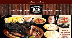 Desktop Screenshot of mckenziesbarbeque.com